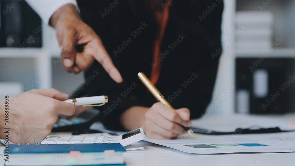Close-up asia business people meeting plan analysis statistics brainstorm and header of team hold tablet pointing graph chart and employee take note. Finance strategy statistics success concept. Close-up asia business people meeting plan analysis statistics brainstorm and header of team hold tablet pointing graph chart and employee take note. Finance strategy statistics success concept.