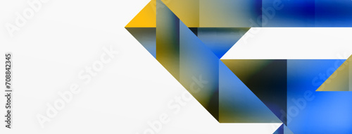 Captivating vector abstraction. Triangles interlock in mesmerizing dance, crafting dynamic geometric backdrop. Fusion of shapes and angles creates artful symphony of modern design