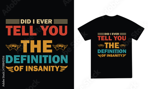 Gaming T-shirt Design Template
