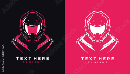 Modern e sport team vector logo