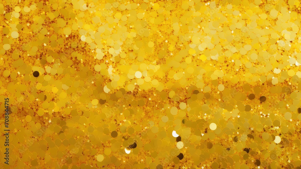 sparkle yellow glitter background illustration shiny vibrant, sunny gold, cheerful shimmer sparkle yellow glitter background