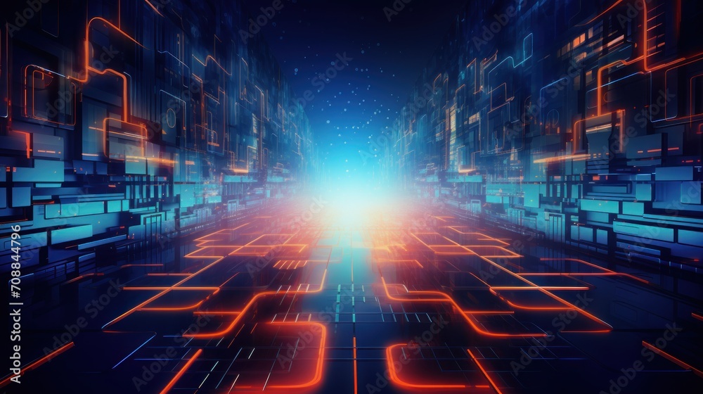 Modern IT industry Creative Abstract Background