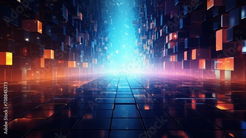 Modern IT industry Creative Abstract Background