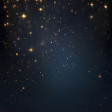 starry night sky background with twinkle stars