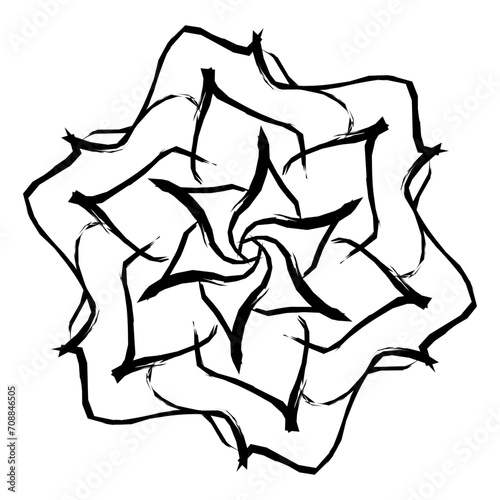 flower motive design pattern illustration	