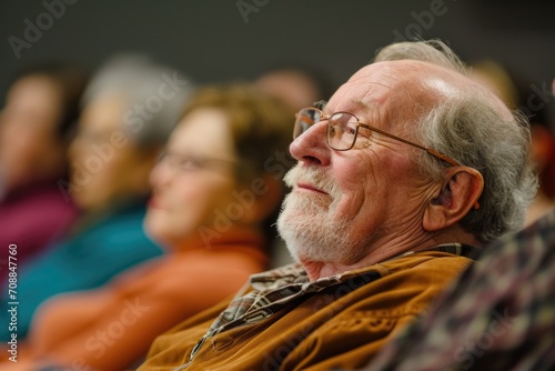 Portrait of a senior person photo