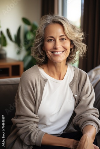 Portrait of a smiling mature woman