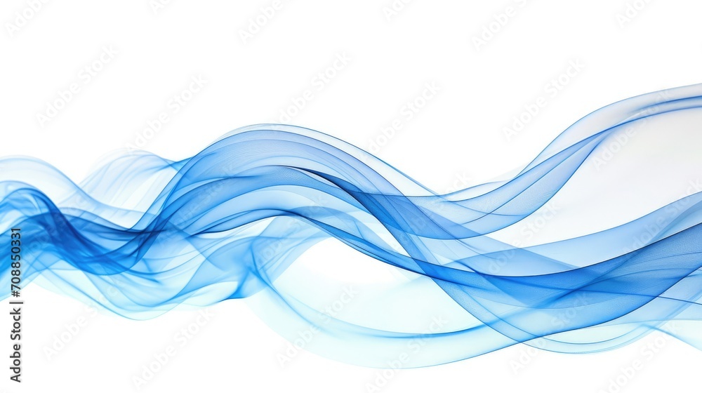 Blue abstract wave with white background Blue abstract wave with white background