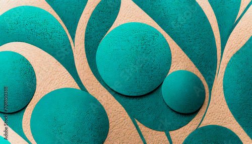 Abstract Mid Century Modern Pattern photo