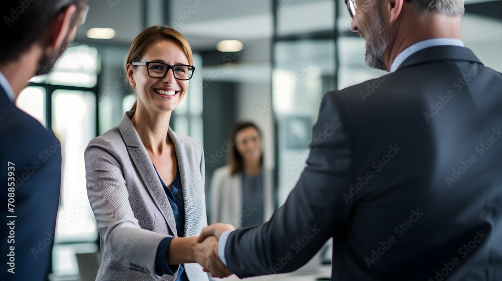 A Confident Businesswoman at a Corporate Networking Event A Confident Businesswoman at a Corporate Networking Event