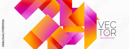 Geometric purity on white - lines, squares, triangles unite. Minimalist harmony in elegant simplicity