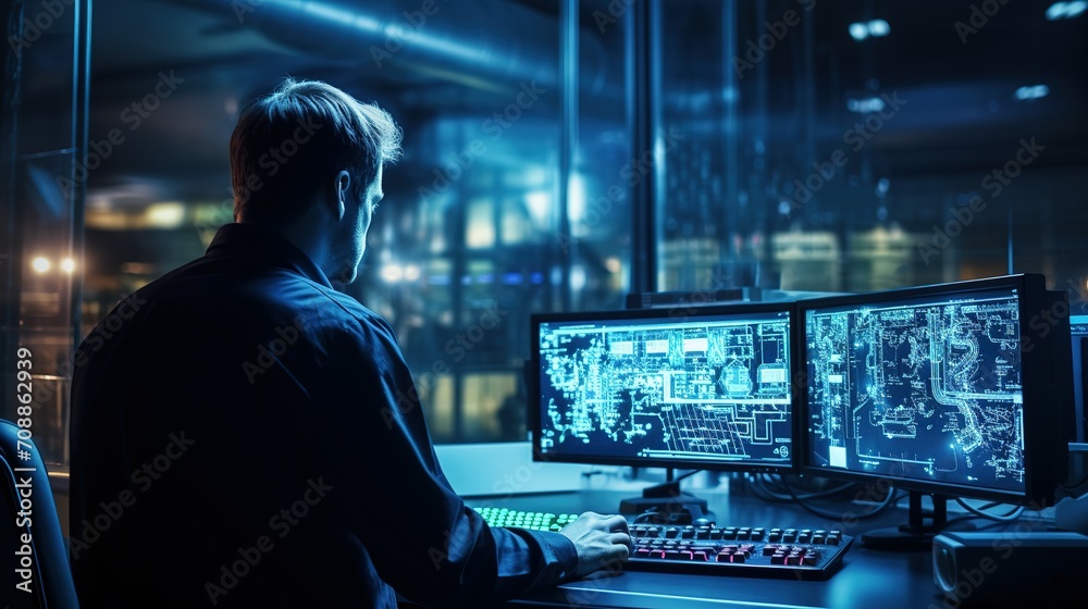 Engineer Operators Using Scada System Engineer Operators Using Scada System