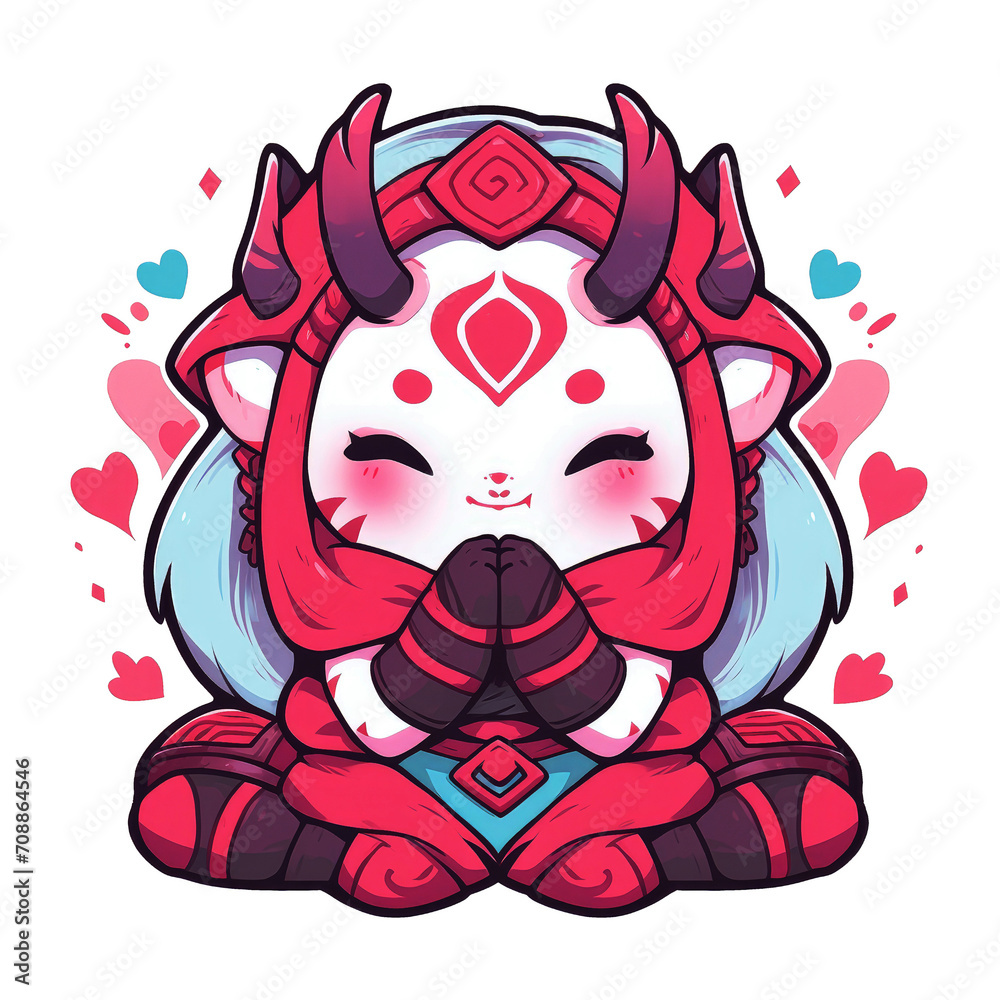 Smilling baby monster design image. cute monster game character Smilling baby monster design image. cute monster game character