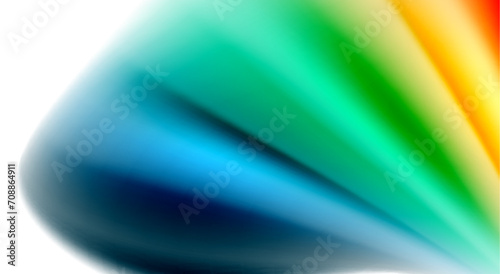 Color mixing liquid rainbow shape background