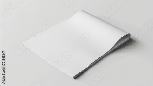A4 paper mockup page photo