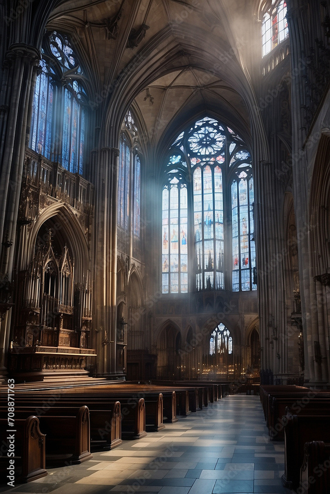 interior of saint cathedral city interior of saint cathedral city