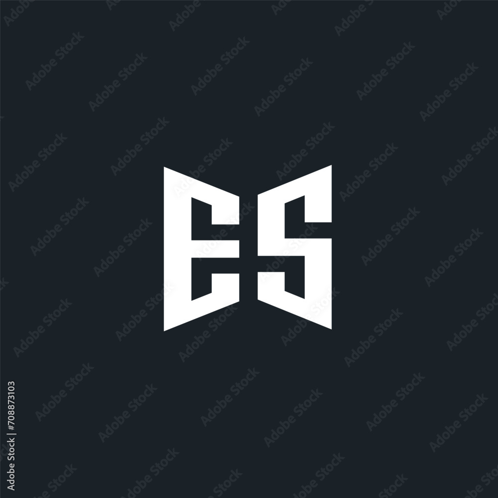 Obraz premium ES logo