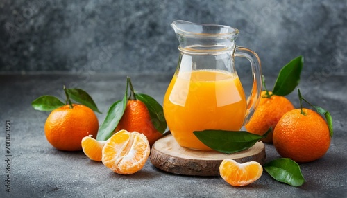 Fruitful Burst: Refreshing Jug of Orange Tangerine Elixir