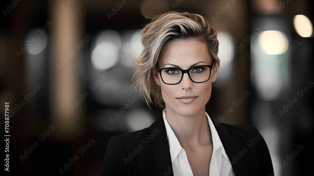 business woman manager, advisor, agent, or representative with glasses business woman manager, advisor, agent, or representative with glasses