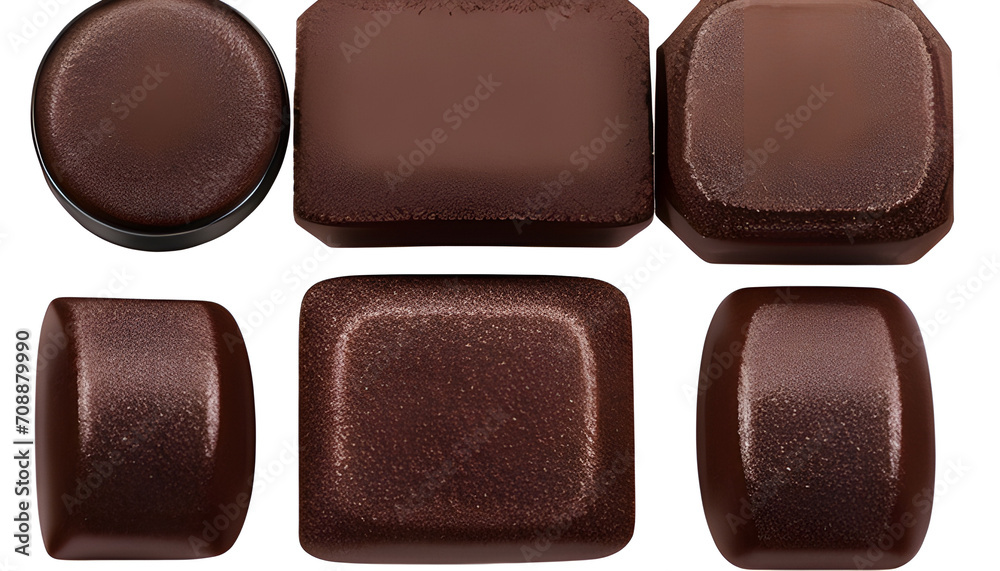 chocolate candy isolated on white background, Flat Screen Tv Photo