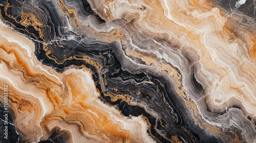 Beige, black-brown, & tan marble background 