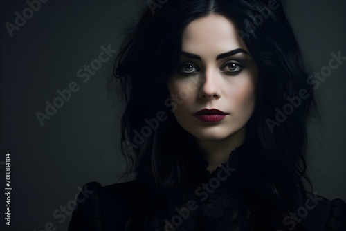 Goth woman
