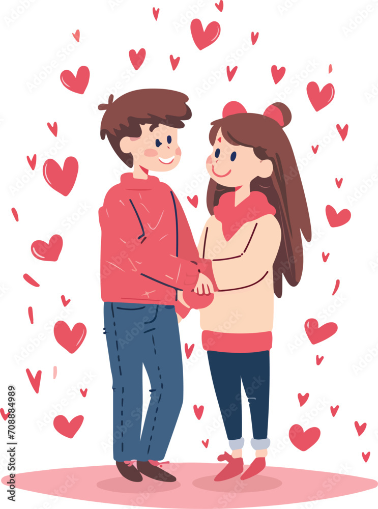 vector illustration with a couple of love. happy valentines day. happy valentines day concept. romantic date. vector illustration. isolated flat style. vector illustration with a couple of love. happy valentines day. happy valentines day concept. romantic date. vector illustration. isolated flat style.