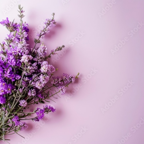 Flowers bouquet on isolated background