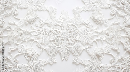 design white ornament background illustration elegant decorative, vintage modern, stylish chic design white ornament background
