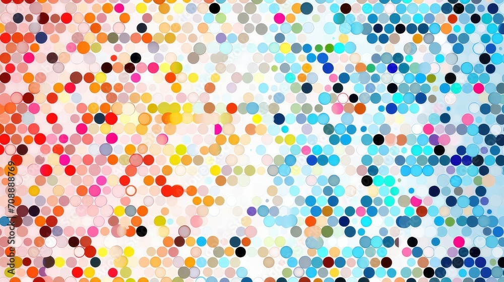 colorful abstract dots background illustration vibrant modern, artistic geometric, digital texture colorful abstract dots background