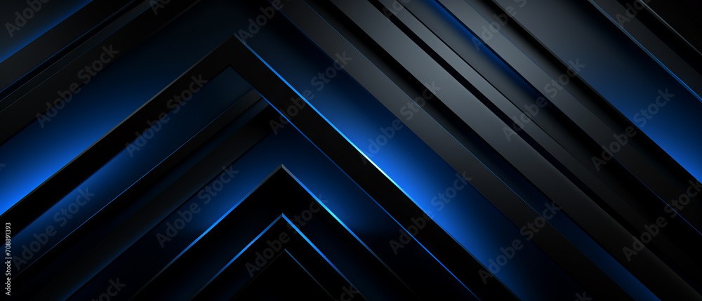 Elegant black and blue abstract 3D background, perfect for modern business or tech layouts. Elegant black and blue abstract 3D background, perfect for modern business or tech layouts.