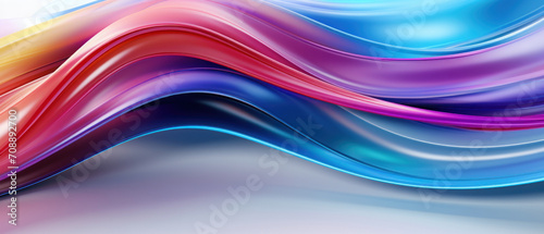 Bright and fluid abstract waves in a sleek, modern style.