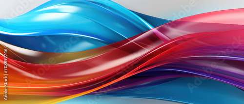 Elegant 3D abstract with flowing lines and a glass-like finish, perfect for modern wallpapers or digital presentations.