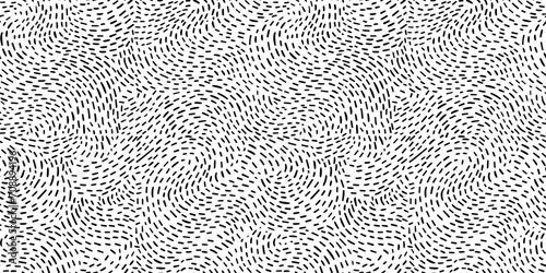 Seamless pattern with small dots or dashes.