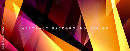 Breaking Glass Background, Kaleidoscope effect. Transparent Straight Lines. Dynamic Light Rays effect. Vector Illustration For Wallpaper, Banner, Background, Card, Book Illustration, landing page