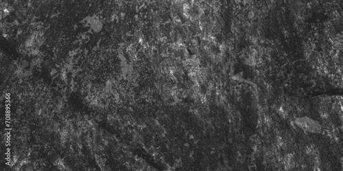 Abstract black wall, stone texture. Abstract distressed vintage grunge. Black grunge texture. Black stone background. Black and white background