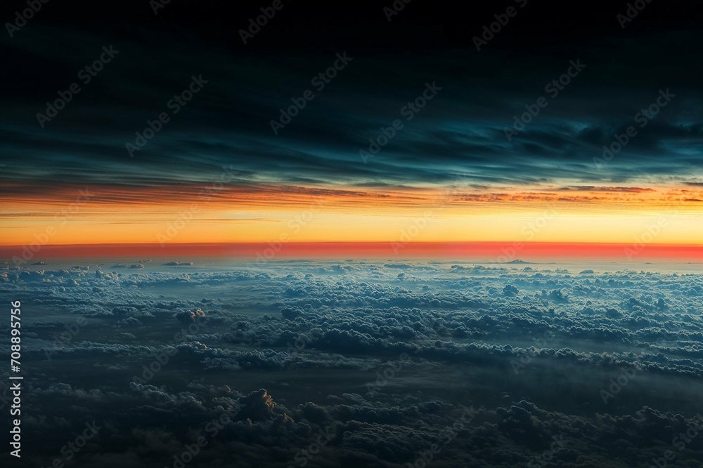 Ethereal Twilight: Layered Clouds Under a Gradient Sky - Suitable for Relaxing Backgrounds and Meditation Apps Ethereal Twilight: Layered Clouds Under a Gradient Sky - Suitable for Relaxing Backgrounds and Meditation Apps