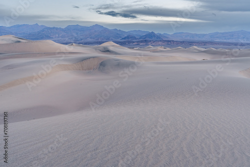 Sand dunes in the desert of Death Valley