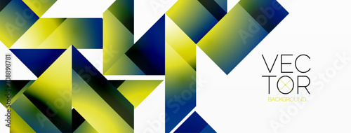 Minimalist elegance - lines, squares, triangles converge on white. Geometry essence showcased in serene harmony. Harmonizing essential shapes on a pristine backdrop