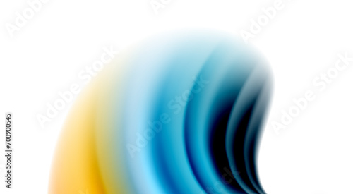 Color mixing liquid rainbow shape background