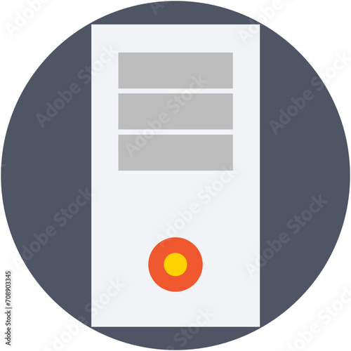 PC Tower Vector Icon