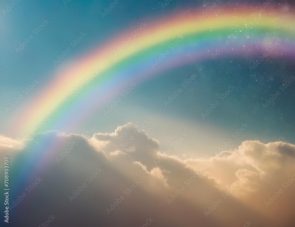 rainbow in the sky