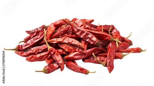 New Mexico Chiles Isolated on Transparent Background. Generative Ai
