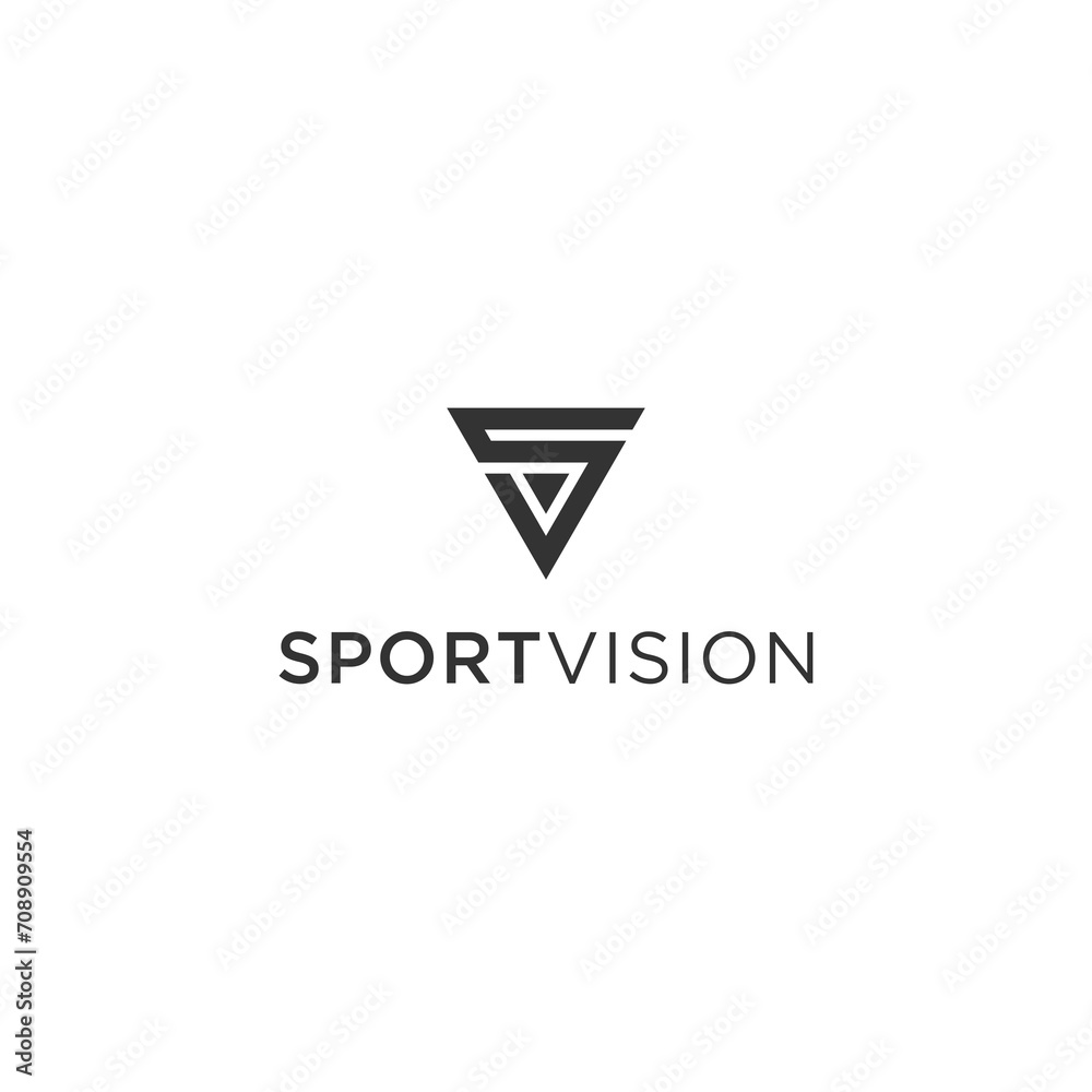 sport vision logo for company sport vision logo for company