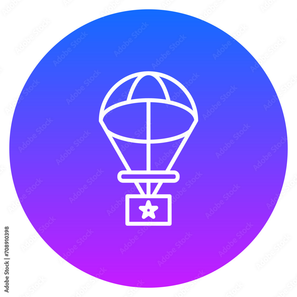 Obraz premium Army Parachute Icon