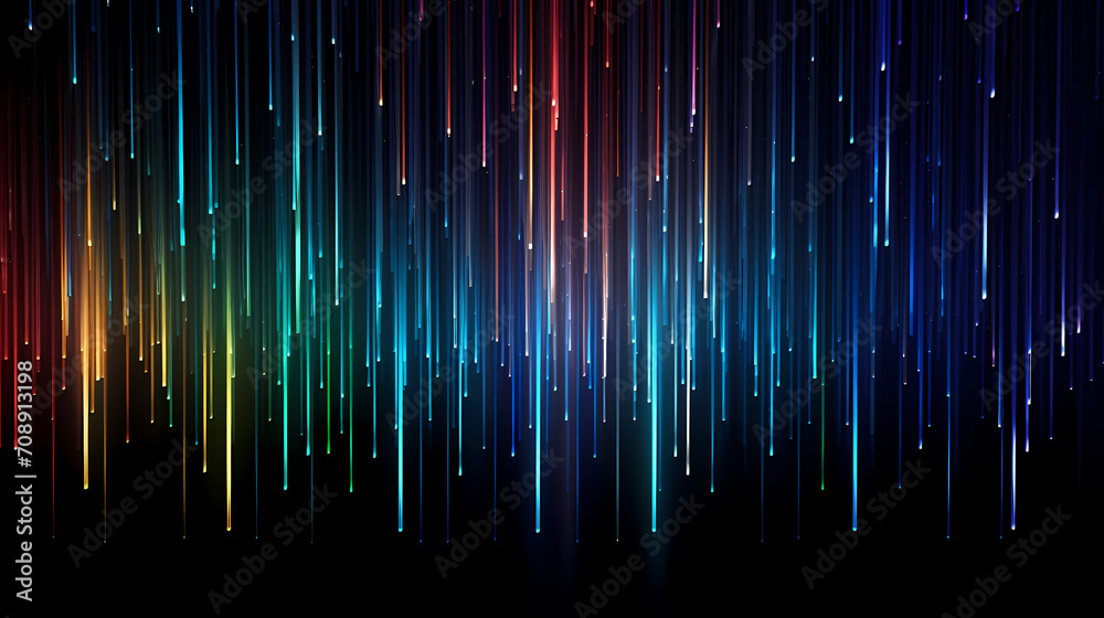 Technology abstract line background and light effect, technology-sense background material