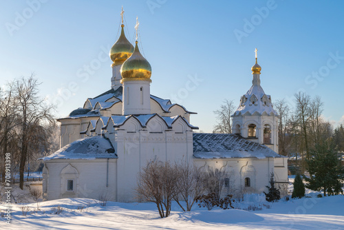 The ancient Church of Paraskeva Friday in Podol on a January day. Sergiev Posad. Moscow region, Russia photo