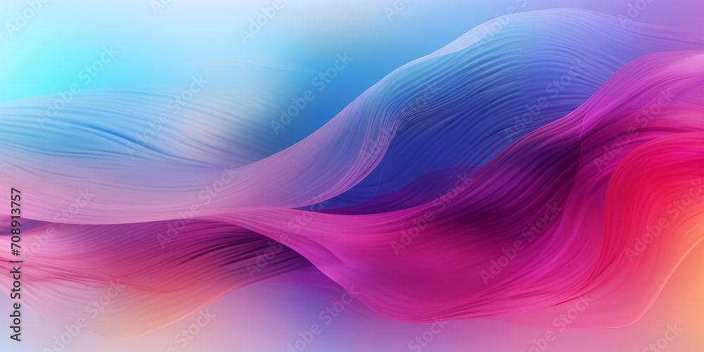 Fototapeta premium neon, halographic, abstract background in soft colors, desktop wallpaper, background for presentations, product demonstrations,