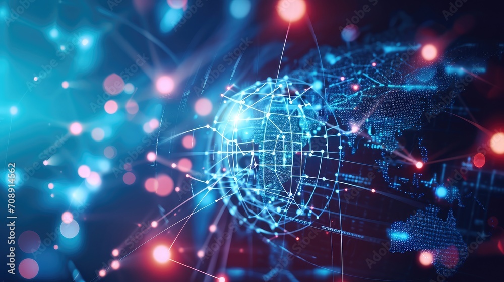 Global business structure of networking. Analysis and data exchange customer connection Global business structure of networking. Analysis and data exchange customer connection