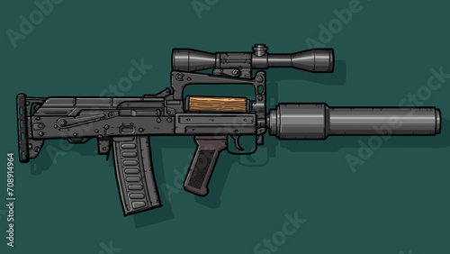 Bull-pup riffle image with tuning